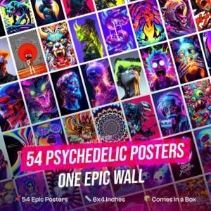 54 Psychedelic Posters - Trippy & Vibrant Wall Art Collection