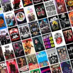 54 Legendary Rock Band Posters – High-Quality Music Wall Art