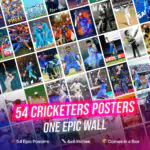 54 Cricket Wall Poster Collage Kit