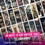 Vintage Bookmark Set 36 Pcs – Aesthetic Retro Paper Bookmarks for Book Lovers