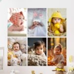 Cute Baby Posters Set of 6 | 12x18 Inch Nursery & Kids Room Wall Decor