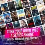 International Web Series Posters (Set of 54) | 4x6 Inch Premium Mini Wall Art for Bedroom & Gifts