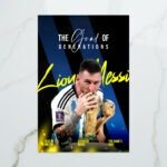 Lionel Messi GOAT Poster (Single)
