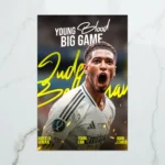Jude Bellingham Soccer Player Poster (Single)